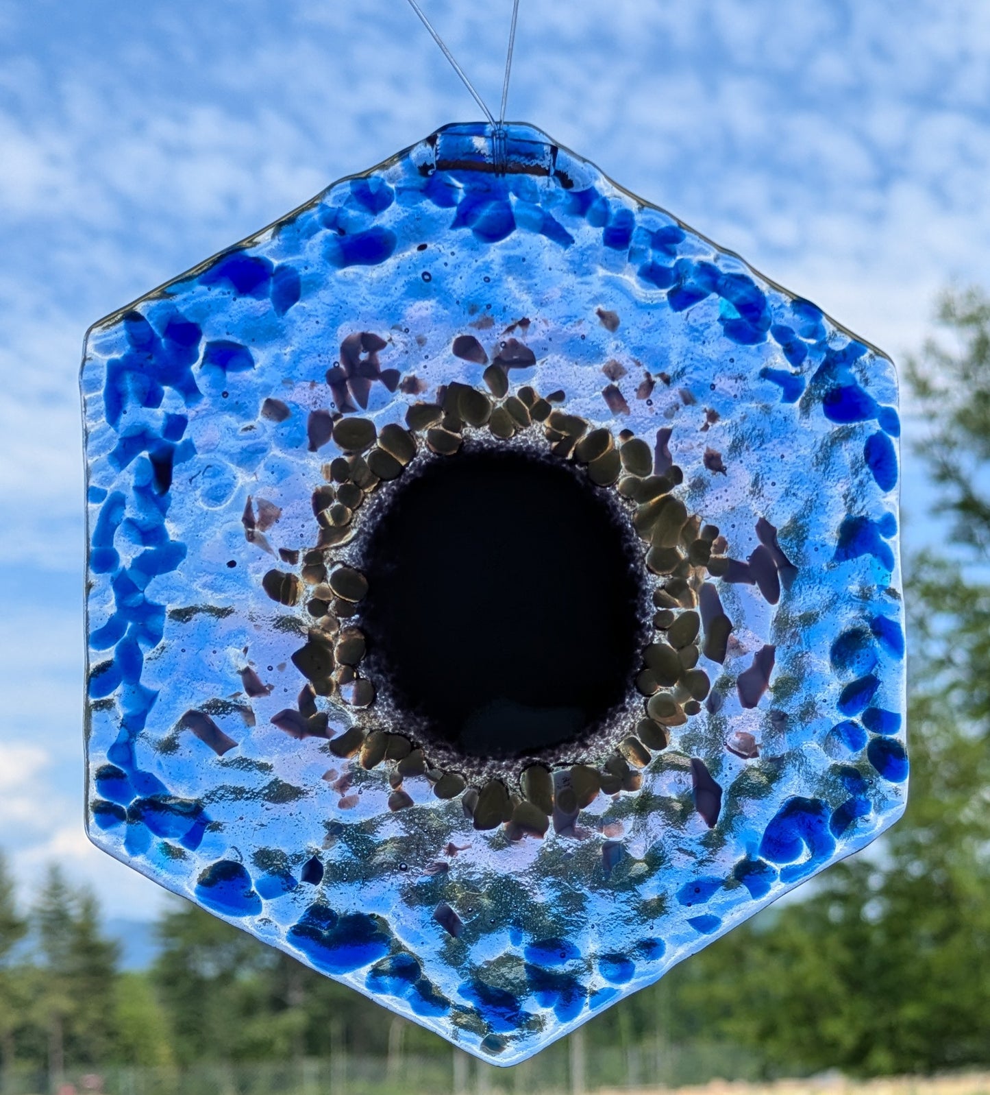 Blue meditation drishti